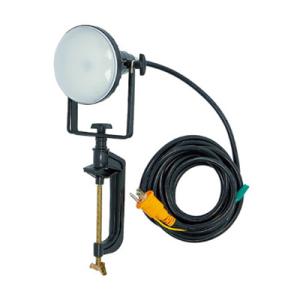 TRUSCO LED投光器 DELKURO バイスタイプ 20W 5m アース付き 2芯3芯両用タイ...