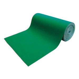 TRUSCO 吸油・吸水ロールマット 難燃性素材採用 あらゆる液体を吸収 緑 幅900mm×長さ25...