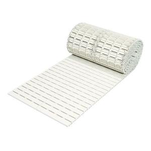 TRUSCO 巻き取り式スノコ コンパクト 裏面すべり止め付き 幅600×長さ6000mm