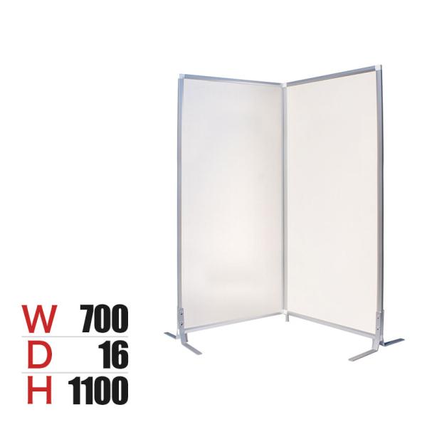 FCパネル 抗ウィルス 2連セット 幅700×高さ1100mm 抗菌 パーテーション 自立式 衝立 ...