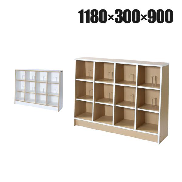 バリュテック・インターナショナル 1センチピッチ書棚118タイプ 組み立て式 幅1180×奥行300...
