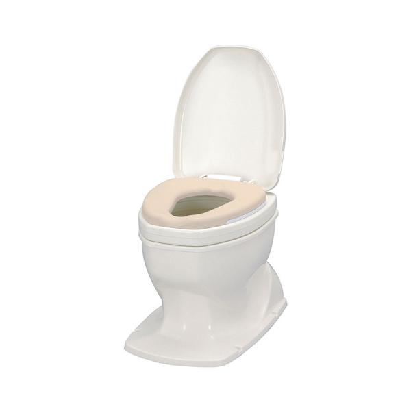 ウェルファン サニタリエースODソフト便座据え置き式 補高#5/アイボリー 和式トイレを洋式に 簡易...
