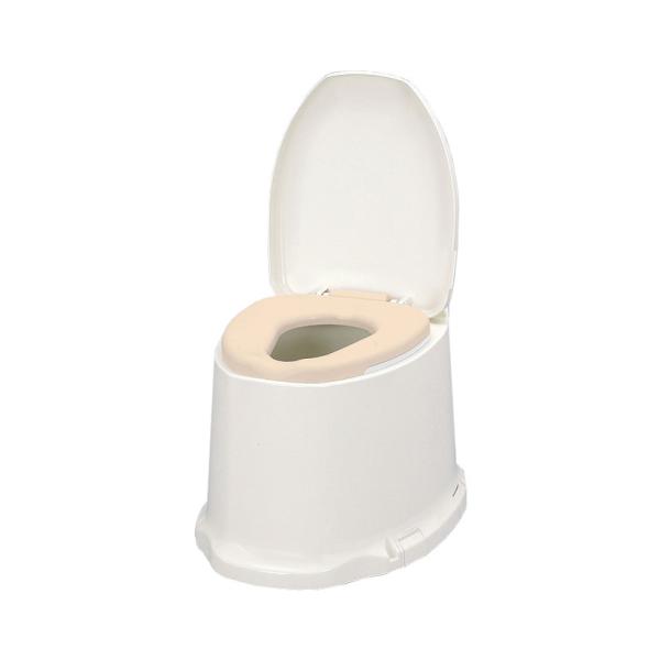 ウェルファン サニタリエースSDソフト便座据え置き式/アイボリー 和式トイレを洋式に 簡易トイレ 介...