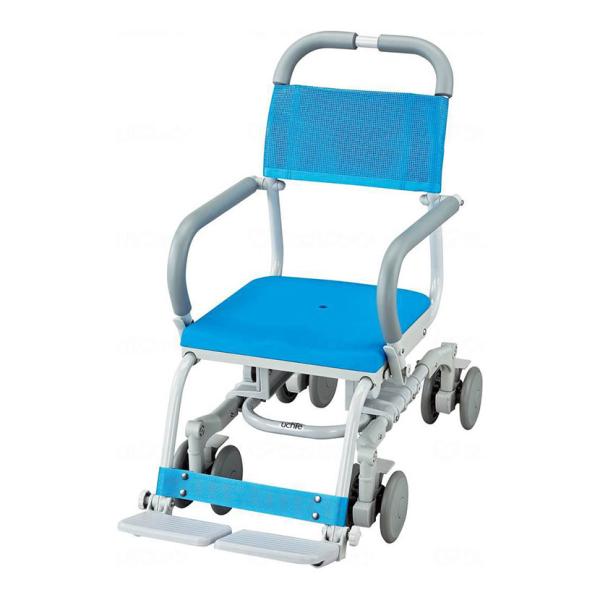 ウェルファン シャワーキャリー シャワーラク 4輪自在 穴なしシート 高齢者 介護用品 福祉用具 病...