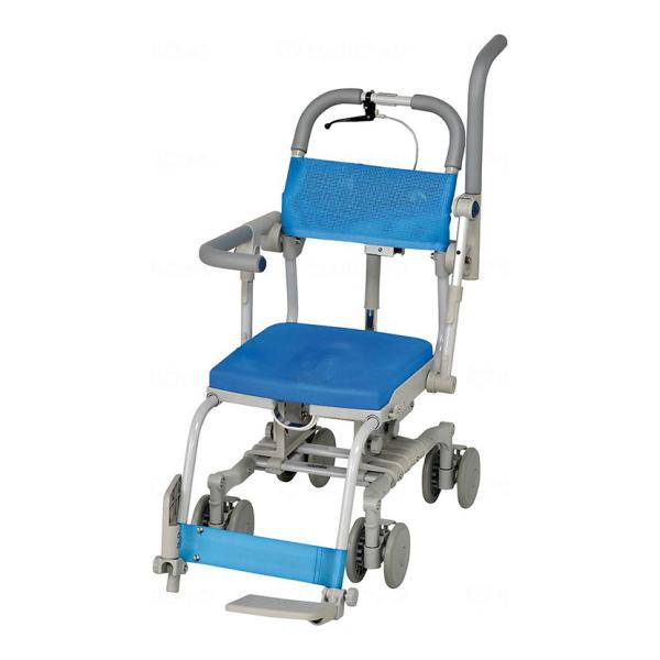 ウェルファン シャワーキャリー 楽チル 4輪自在 SAL 穴なしシート 高齢者 介護用品 福祉用具 ...