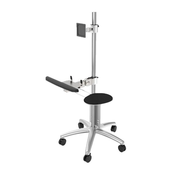 MODERNSOLID モダンソリッド 移動式ワークステーション エルゴノミクス 高耐久 座り作業用...
