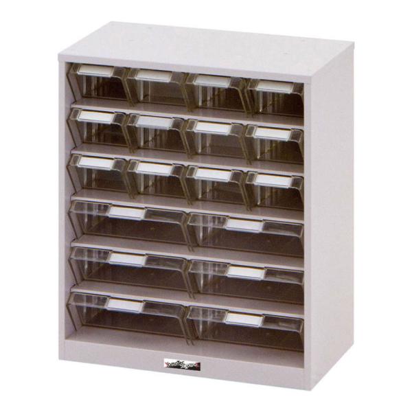 山金工業 パーツキャビネット 部品ケース付属 仕切り板付き PK-406CN 幅449×奥行250×...