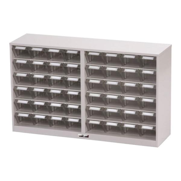 山金工業 パーツキャビネット 部品ケース付属 仕切り板付き PK-806N 幅898×奥行250×高...