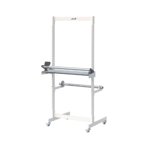 山金工業 ロール材スタンド らくらくカッタータイプ カッター内蔵式 ロール材幅600mm用 梱包スタ...