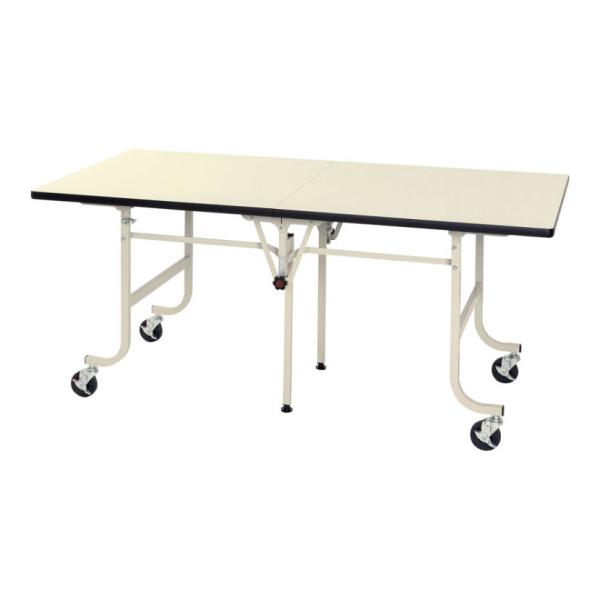 山金工業 軽量作業台 天板折りたたみ キャスター付き 全体耐荷重200kg ワークテーブル フライト...