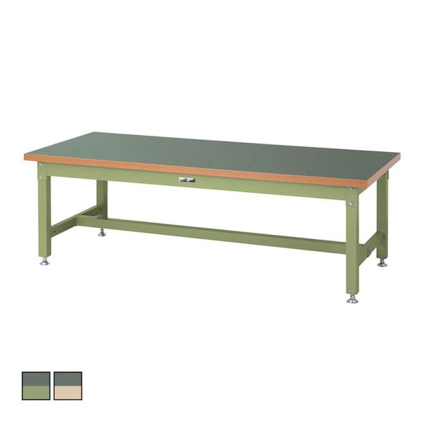 山金工業 重量作業台 耐荷重3000kg 塩ビシート天板 ワークテーブル スーパータイプ SSRL-...