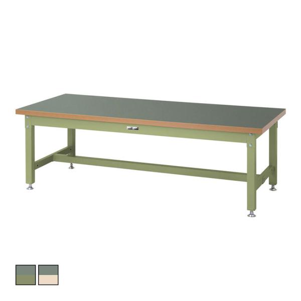 山金工業 重量作業台 耐荷重3000kg 塩ビシート天板 ワークテーブル スーパータイプ SSRL-...