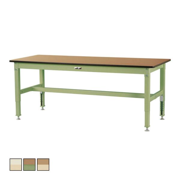 山金工業 中量作業台 高さ調整 耐荷重800kg メラミン天板 ワークテーブル 800シリーズ SV...