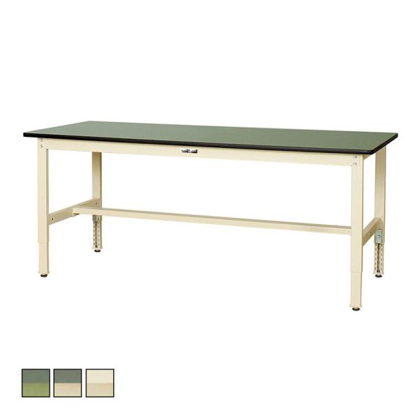 山金工業 軽量作業台 高さ調整 耐荷重200kg 塩ビシート天板 ワークテーブル 300シリーズ S...