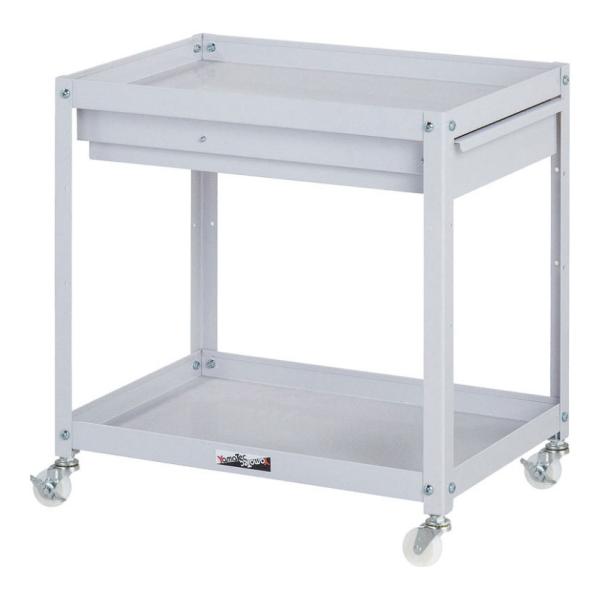 山金工業 ツールワゴン コンビニワゴン 引き出し付き 2段 ナイロンキャスター付き 業務用 WCCN...