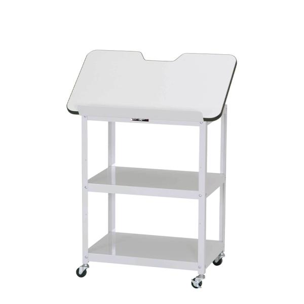 山金工業 ツールワゴン 傾斜天板付き 3段 ジャストフィットワゴン キャスター付き WJ-3-P 幅...