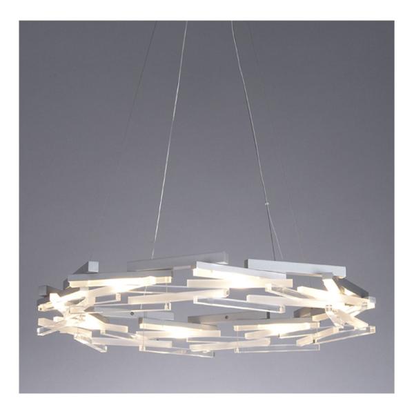 ペンダント 屋内ペンダントLED PD-2566-L 白＋シルバー