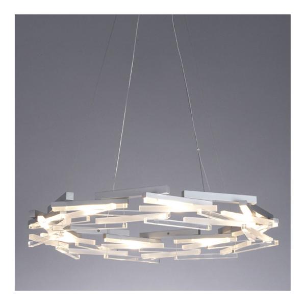 ペンダント 屋内ペンダントLED PD-2567-L 白＋シルバー