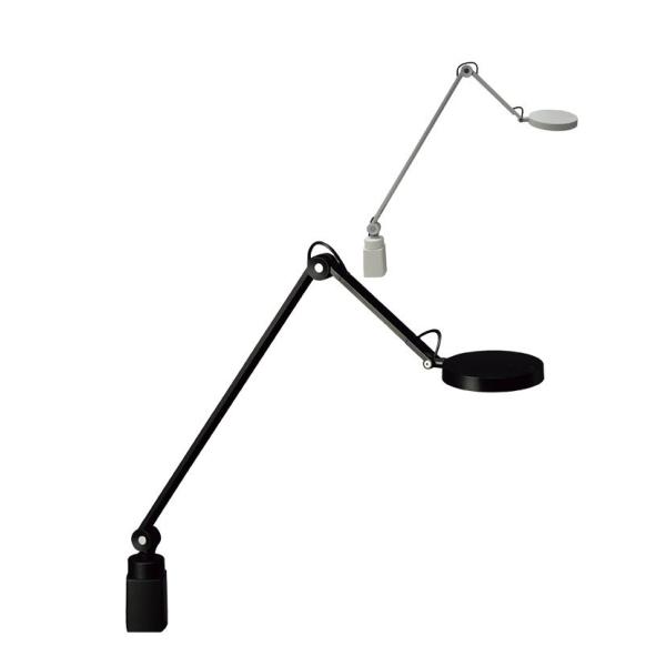 Zライト LED コンパクトダブルアーム仕様 タスクライト 昼白色 60W相当 クランプタイプ Z-...