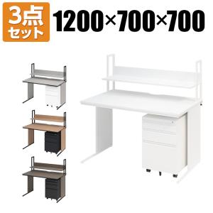 平机　ワゴンセット　ビクターインテリア製　 送料無料】 オフィスデスク ワークデスク 平机 幅1000×奥行600×高さ