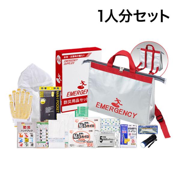 防災グッズ BCP対策 災害備蓄 被災 トートリュック避難セット TTR-40G 12点セット
