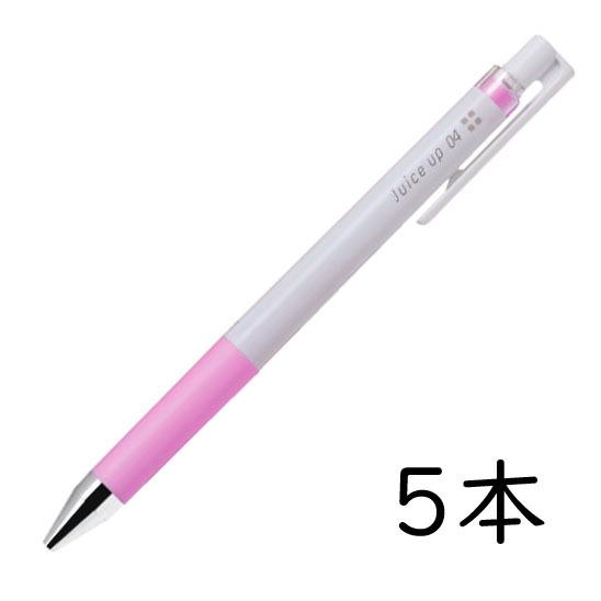 PILOT ゲルインキボールペン ジュースアップ04 0.4mm パステルピンク 5本セット LJP...