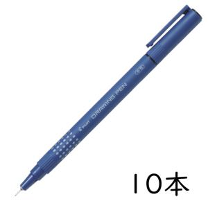 PILOT（パイロット） 水性ドローイングペン02 ブラック 10本セット S