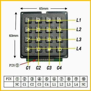 ミニキー 16キー 4x4 マトリクス Ard...の詳細画像2