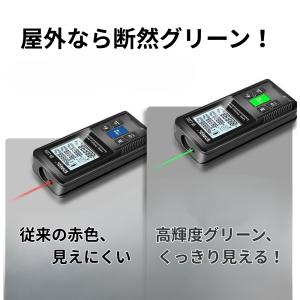 プロ仕様 グリーンレーザー距離計 50m高精度...の詳細画像1