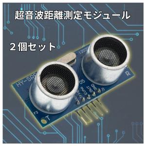 超音波反射距離センサー 2個パック 障害物検知 自動開閉 水位測定装置 近接センサー Arduino raspberry pi pico マイコン 爆買