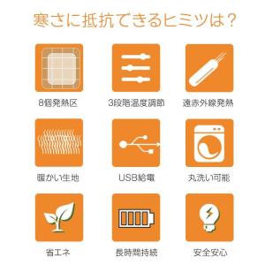 2024新登場 電気毛布 掛け敷き 兼用 ひざ...の詳細画像3