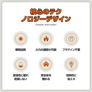 【2024新型★防寒対策】石油ストーブ 小型 ...の詳細画像2