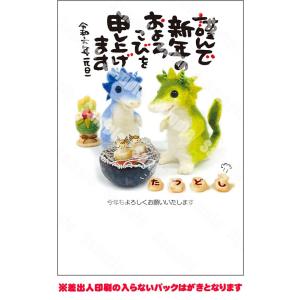 全328柄 2024年度版 辰年 年賀状印刷 5枚 フルカラー年賀状 郵政お年玉付き年賀はがき(官製...