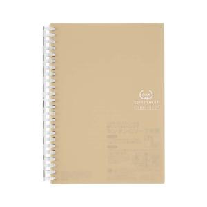 LIHIT LAB. ソフティツイストノート A5 S型 B罫70枚 ベージュ N2641-16