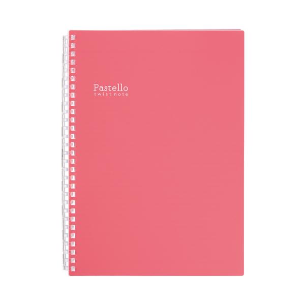 LIHIT LAB (リヒトラブ) Pastello ツイストノート B5 ルージュ N1908-2