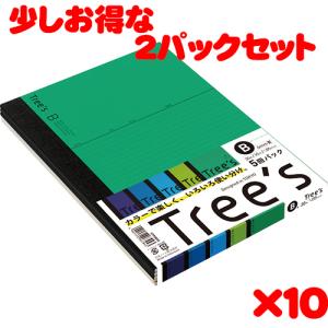 日本ノート（NIPPON NOTE） パックノート Tree's B5 プラスメモリ 20枚