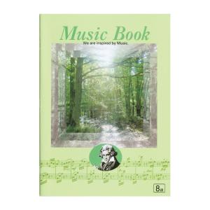 日本ノート　キョクトウ　音楽帳　ミュージックブック　ベートーベン８段　M581｜officeland