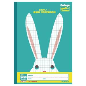 日本ノート キョクトウ カレッジアニマル学習帳 5mm ほうがんノート うさぎ LT01SB