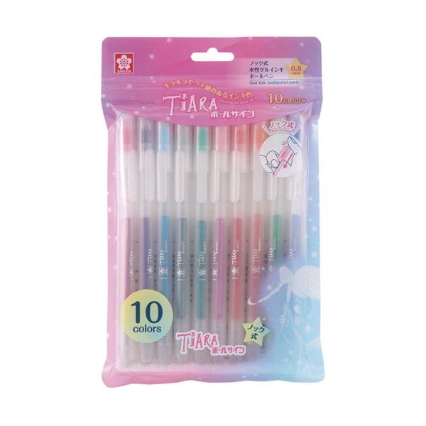 サクラクレパス SAKURA ボールサイン ティアラノック １０色セット GBRA208TZ-10