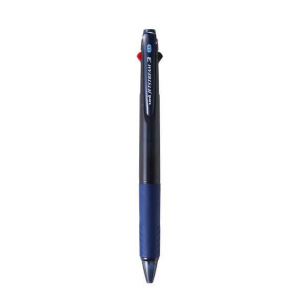 三菱鉛筆 ジェットストリーム ボールペン 極細0.5mm 3色 透明ネイビ― 多色 MITSUBIS...