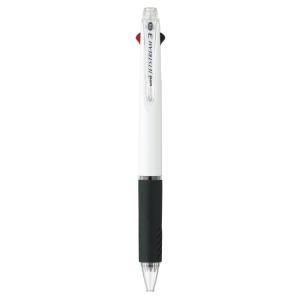＜三菱鉛筆＞ ジェットストリームボールペン 極細0.5mm 3色 白 SXE340005.1