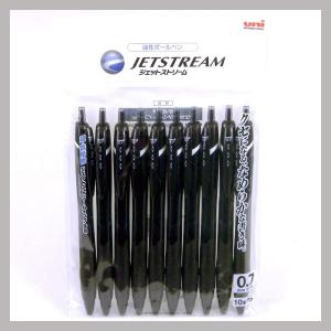＜三菱鉛筆＞ ジェットストリームボールペン 中字0.7mm 黒　10本パック　SXN1500710P.24｜officeland