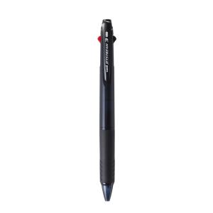 ＜三菱鉛筆＞ ジェットストリームボールペン 細字0.7mm 3色 透明ブラック SXE340007T.24｜officeland
