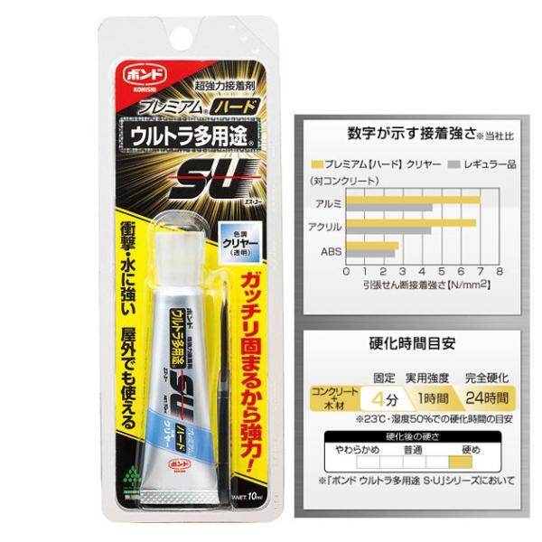 コニシボンド　ウルトラ多用途SUプレミアムハード　クリヤー／10ml　＃05140