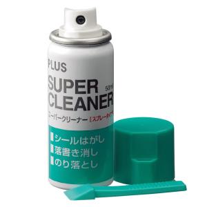 プラス(PLUS)シールはがし 落書き消し のり消し スプレー スーパークリーナー 50ml NS-200 28-055｜officeland