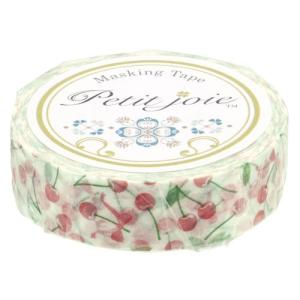 Nichiban ニチバン　マスキングテープ　プチジョア　チェリーリボン PJMT-15S028