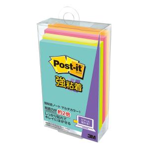 3M　ポスト・イット（Post-it）（Ｒ）強粘着ノート　マルチカラー１　656SS-MC-1