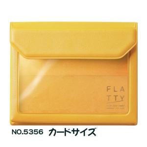 キングジム FLATTY フラッティ カ−ドサイズ 黄色 5356キイ