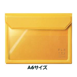 キングジム FLATTY フラッティ A6サイズ 黄色 5360キイ