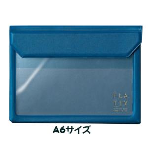キングジム FLATTY フラッティ A6サイズ ネイビ− 5360ネイ